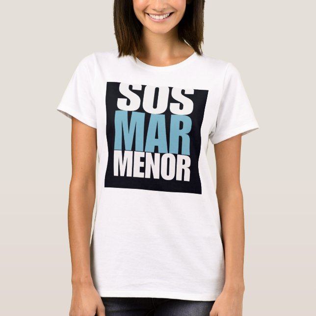 SOS Mar Menor Tee Shirt (Framsida)