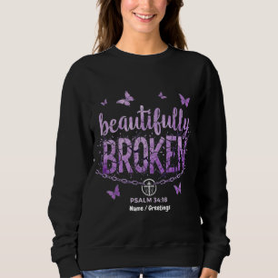 SOS Vackert Bruten Höjer Medvetandet & Stödjer T Shirt