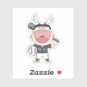 sosoHonung baseball Klistermärken