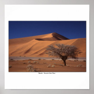 Sossussvlei sanddyner poster