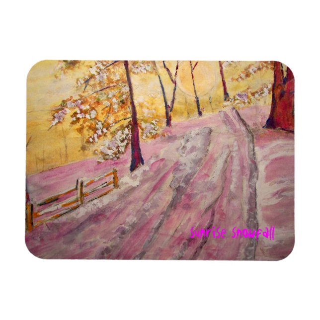 sostigsnöfall magnet (Horisontell)