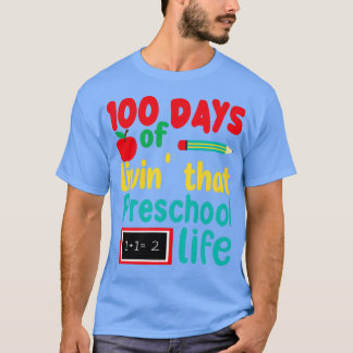 Söt 100 dagar skolpresent100 dagar livinx27 ton t shirt