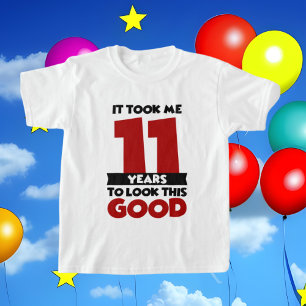 Söt 11:e unisex Birthday-utseende bra T-Shirt