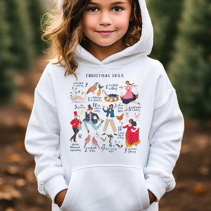 Söt 12 dagar jul klassiker barn t shirt