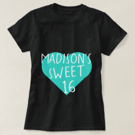 Söt 16 16:e födelsedagen T-Shirt