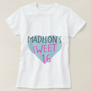 Söt 16 16:e födelsedagen T-Shirt