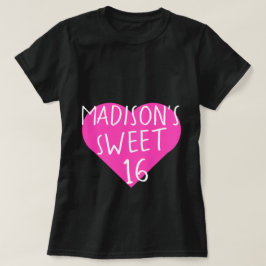 Söt 16 16:e födelsedagen T-Shirt