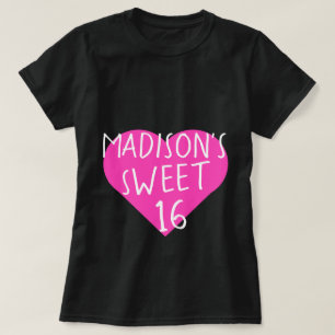 Söt 16 16:e födelsedagen T-Shirt