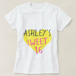 Söt 16 16:e födelsedagen T-Shirt