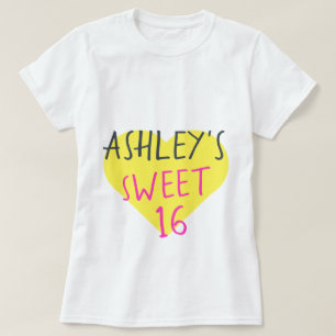 Söt 16 16:e födelsedagen T-Shirt