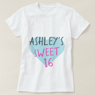 Söt 16 16:e födelsedagen T-Shirt
