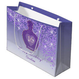 Söt 16 ametist doft kunglig lila glitter
