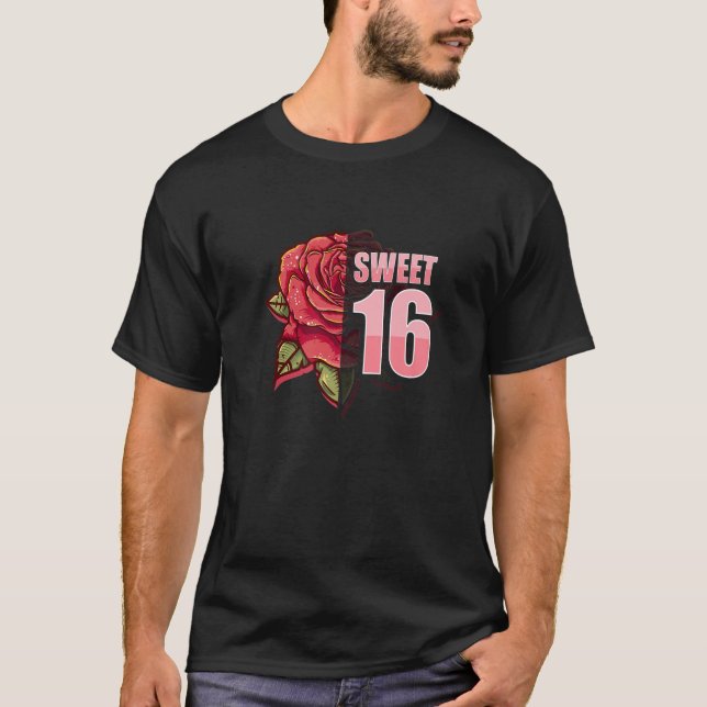 Söt 16 år Sexig Födelsedagsfest - Söt 16 år T Shirt (Framsida)