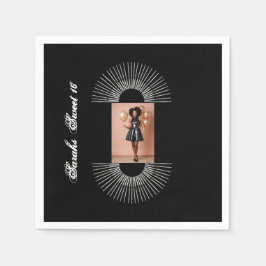 Söt 16-årsdag Pappersservett