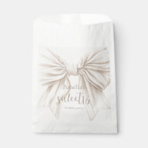 Söt 16 Beige Bow Watercolor