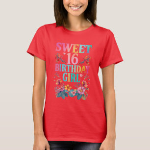 Söt 16 Birthday Girl T Shirt