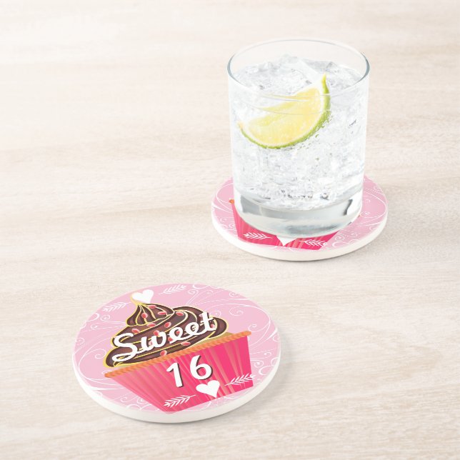 Söt 16 Cupkaka-Underlägg Underlägg (Sidan)