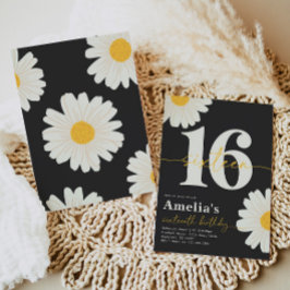 Söt 16 Daisys födelsedagsinbjudan Inbjudningar
