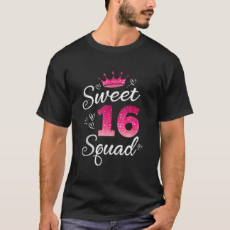Söt 16:e plats 16:e födelsedag BDay Sw T Shirt
