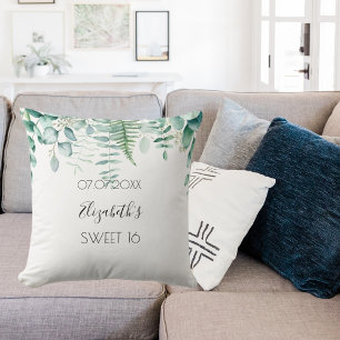 Söt 16 elegant av eukalyptus greenery namn kudde