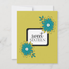 Söt 16 Födelsedagsfest inbjudan {Boho Chic}