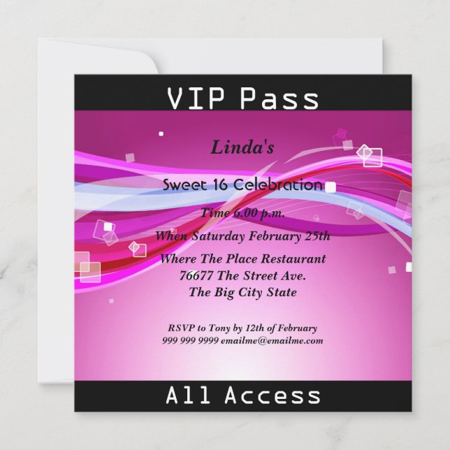 Söt 16-Födelsedagsfesters Grönt Disco 2 Inbjudningar (Framsida)