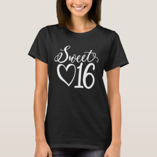 Söt 16 för flickor, 16 år gamla, 16:e t shirt