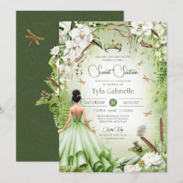 Söt 16 Frog Prince Fairytale Princess Inbjudningar