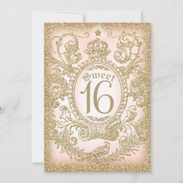 Söt 16 Gång på en tidsprinsessa-inbjudan Inbjudningar