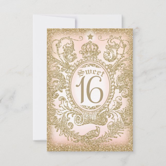 Söt 16 Gångar vid en tidsinställd prinsessa Ingen  OSA Kort (Framsida)