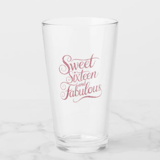 Söt 16 glaskopp