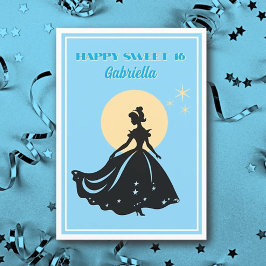 Söt 16! Grattis på födelsedagen-hälsningskort Kort