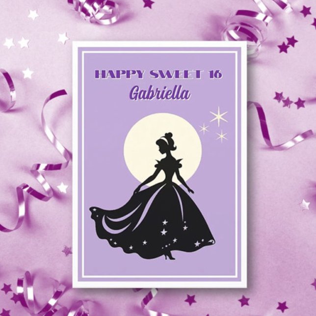 Söt 16! Grattis på födelsedagen-hälsningskort Kort (Skapare uppladdad)
