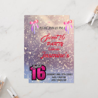 Söt 16 INVITATOIN Inbjudningar