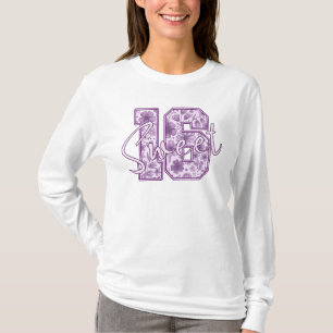 Söt 16 Lila Lavendel Blommig 16-årspresent T Shirt