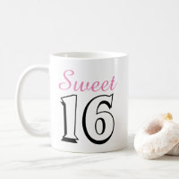 Söt 16 Modern Chic Rosa Birthday Gift