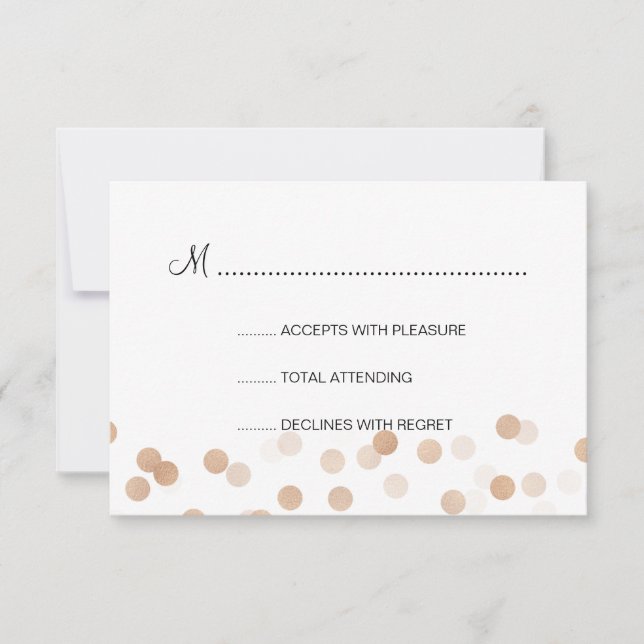 Söt 16 OSA Faux Copper Foil Glitter Ljus Kort (Framsida)