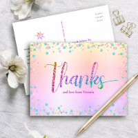 Söt 16 Rainbow Glitter Ombre Birthday Tack