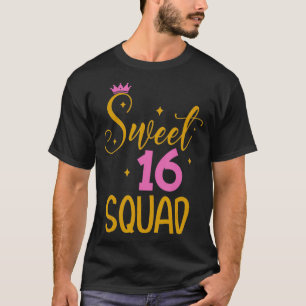 Söt 16-tums 16:e födelsedagsgåva  t shirt