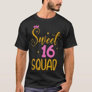 Söt 16-tums 16:e födelsedagsgåva  t shirt