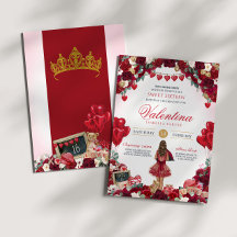 Söt 16 Valentine 16:e Födelsedagsfesten