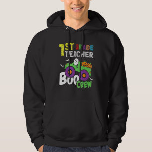 Söt 1:a Första Klassens Boo Besättning Lärare Hall Hoodie