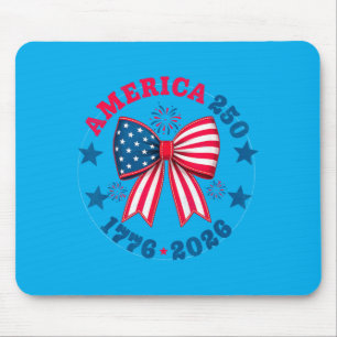 Söt 250-årsjubileum Usa Patriotisk Flicka Barn 250 Musmatta