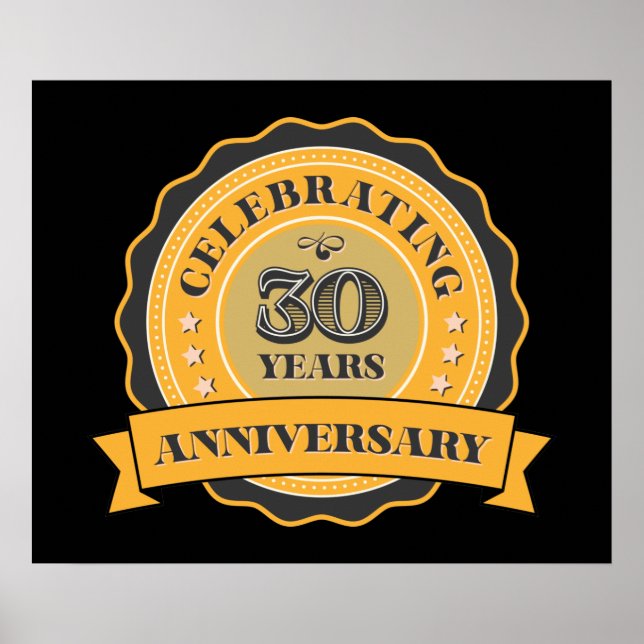 Söt 30-årsdag poster (Framsidan)