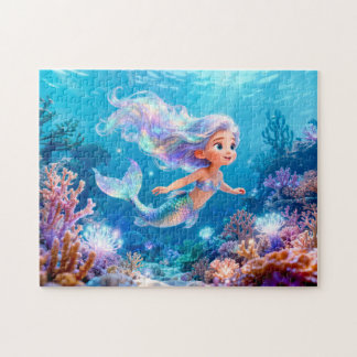 Söt 3D Jungfrun Zodiak Havsjungfru Pussel
