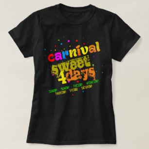 Söt 4 dagar (redigerbart) t-shirt