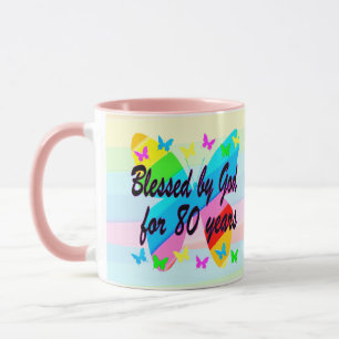 SÖT 80:E BIRTHDAY BLESSINGS MUGG