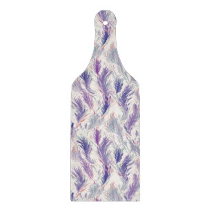Söt Abstrakt Modern Blommigt Feather Mönster