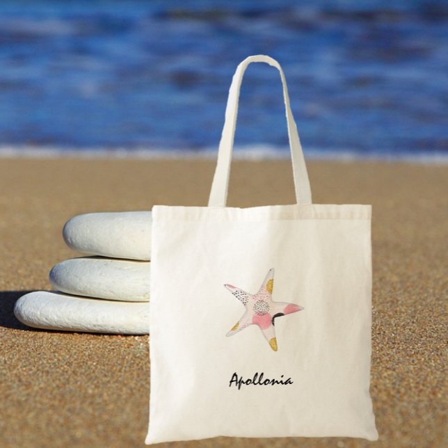 Söt Abstrakt Mönster Oceanen Tygkasse (Skapare uppladdad)