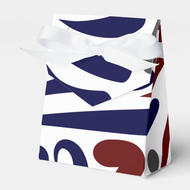 Söt abstrakt mönster presentaskar (Framsidan Sidan)